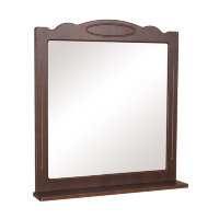 Аква Родос Classic зеркало для ванной 65см (Белый) / (Итальянский орех)