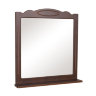 Аква Родос Classic зеркало для ванной 80 см (Белый) / (Итальянский орех)
