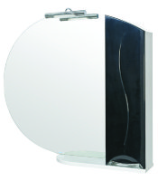 Аква Родос Премиум зеркал для ванны 95 см (черный)