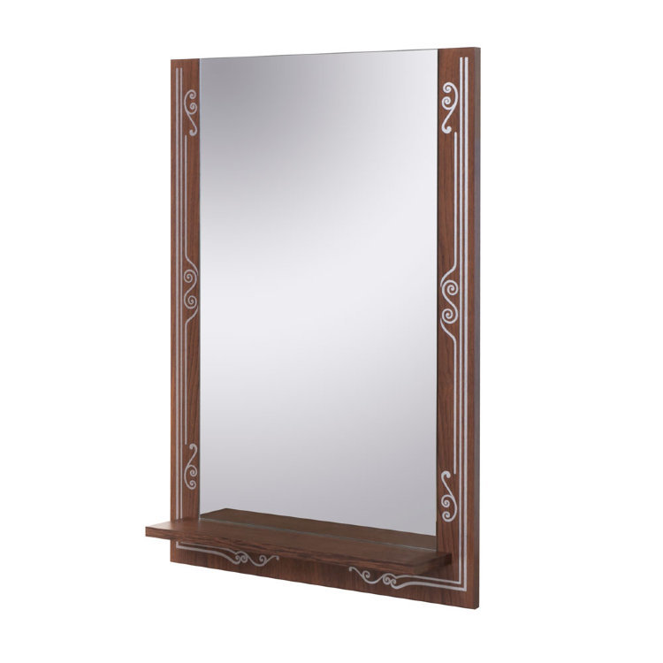Аква Родос Бомонд зеркало для ванной 55 см (венге)