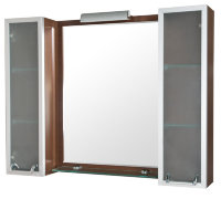 Аква Родос Идеал Плюс зеркало для ванны 110 см (венге)