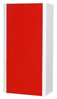 Аква Родос Париж подвесной пенал для ванной 40 см, красный